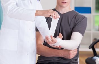 Taping Arm Injury